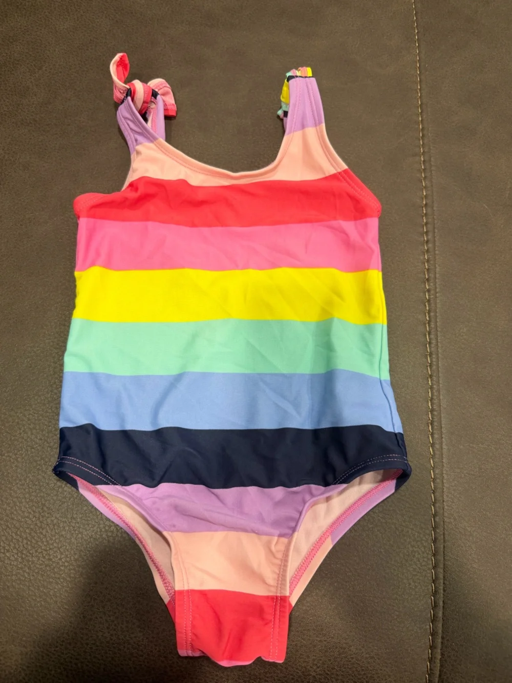 Kids One-Piece Swim Suit - Multicolor Stripes